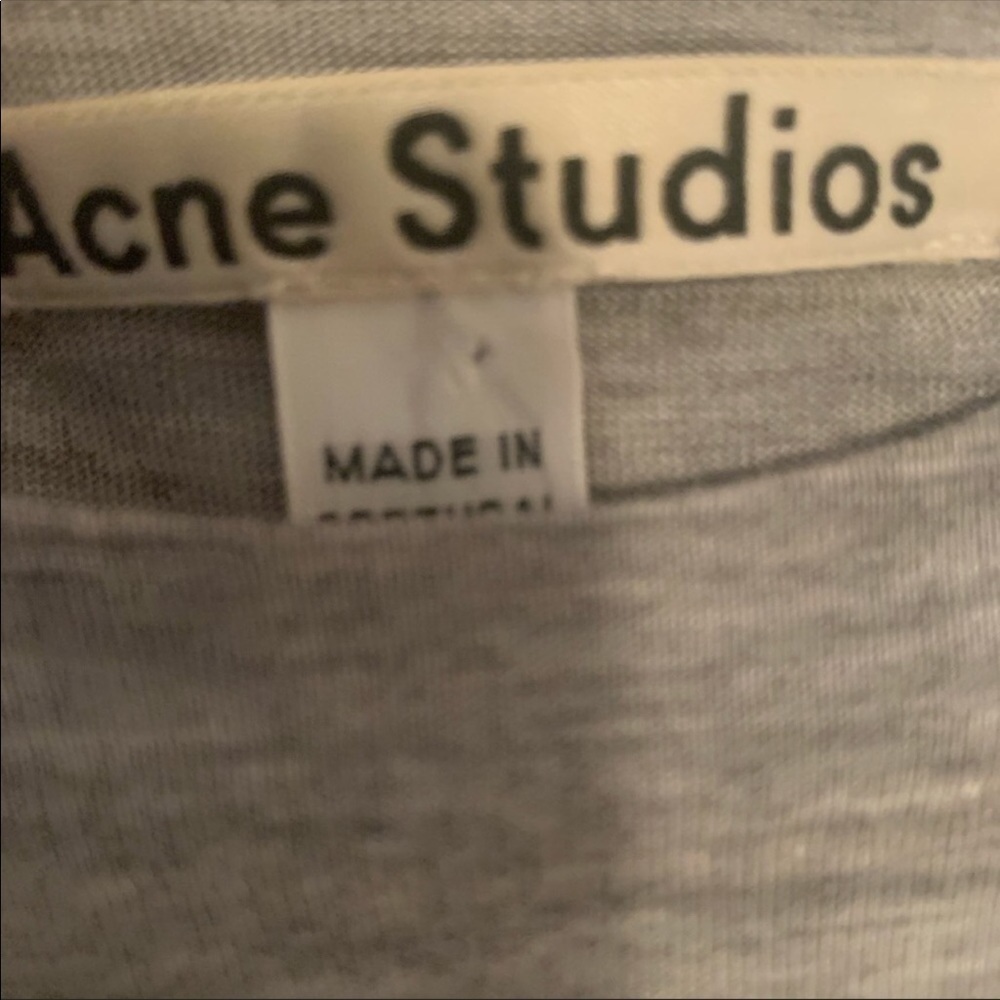 ACNE Studios Grey Corvina Midi Sleeveless Scoop Neck‎ Jersey Dress Large … - Picture 8 of 9